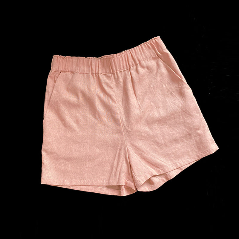 European And American New Linen-cotton Wide Leg Pants