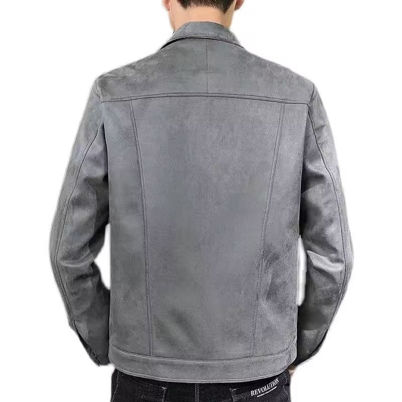 Casual Handsome Solid Color Loose Men's Top