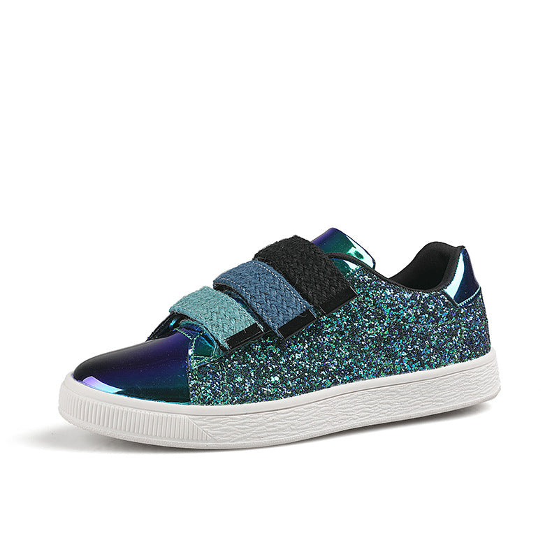 Summer New Breathable Fashion Personality Shiny Trendy Sneakers