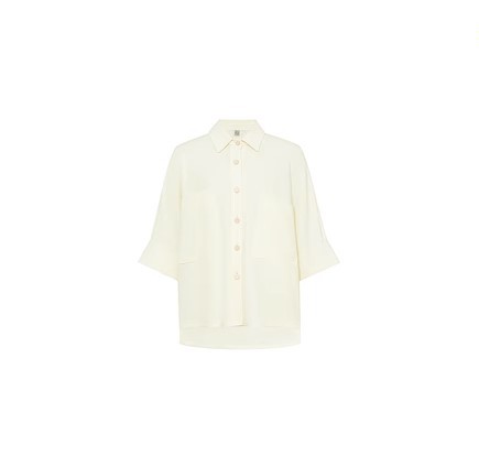 Cotton Large Pocket Shirt With Elastic Waist And Wide Leg Shorts