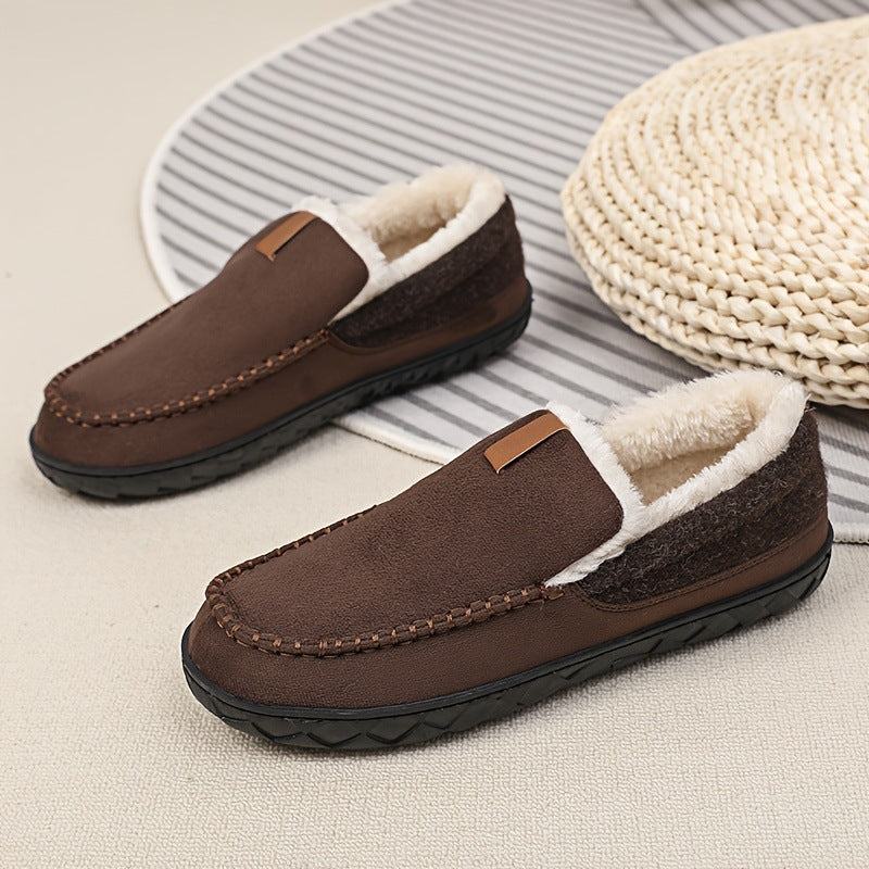 Couple's Thickened Home Slippers Minimalist Casual Style