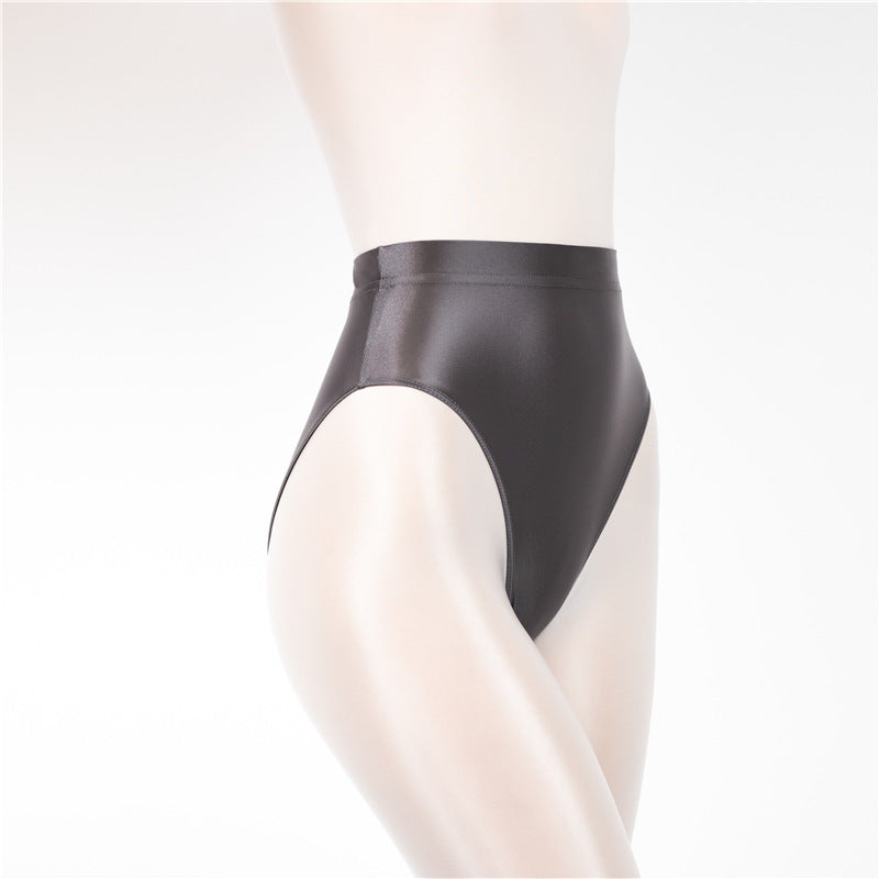 Women's Oily Sheer High Waist Briefs