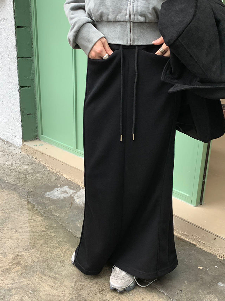 Lazy Casual Sweatshirt Skirt For Women
