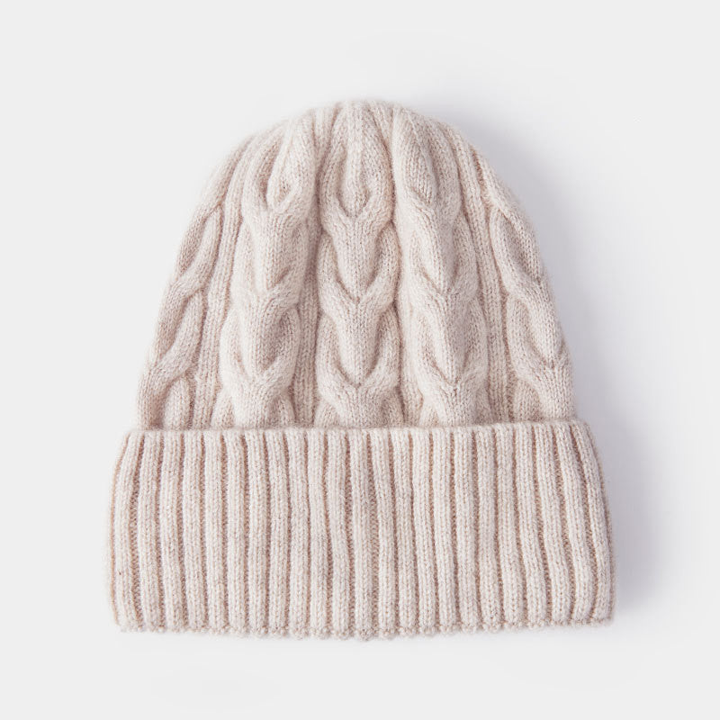 Warm Wool Knitted Hat