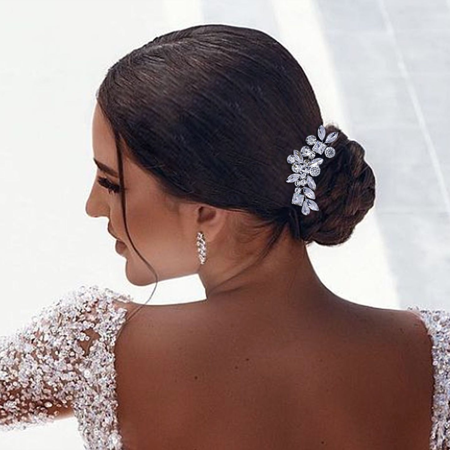 Super Bridal Headdress Wedding Dress