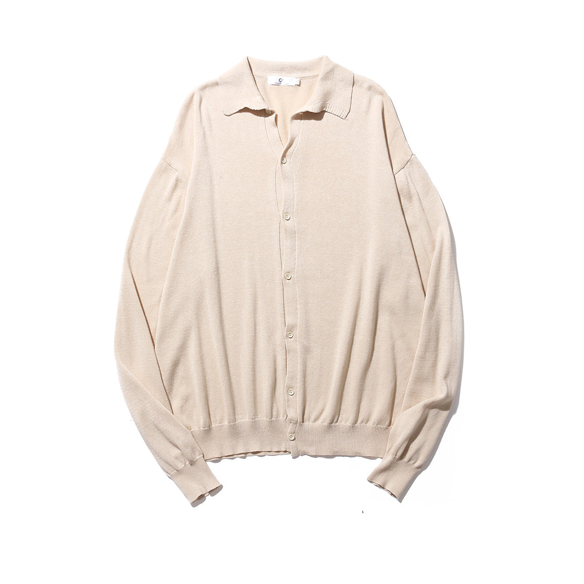 Men's Loose Lapel Cardigan Single Breasted Sweater
