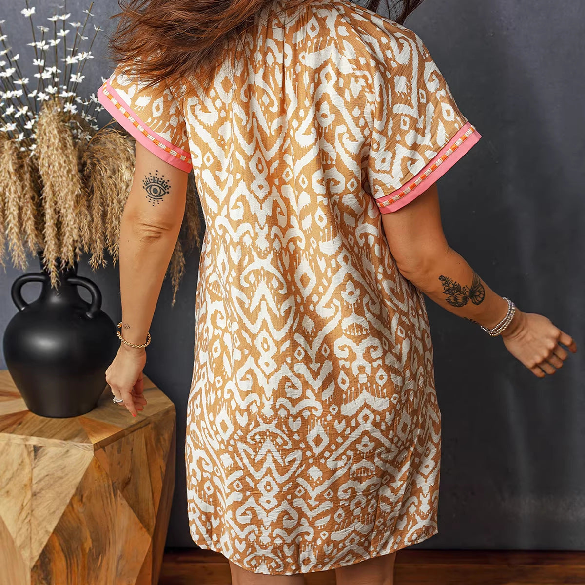 Summer V-Neck Dress For Women