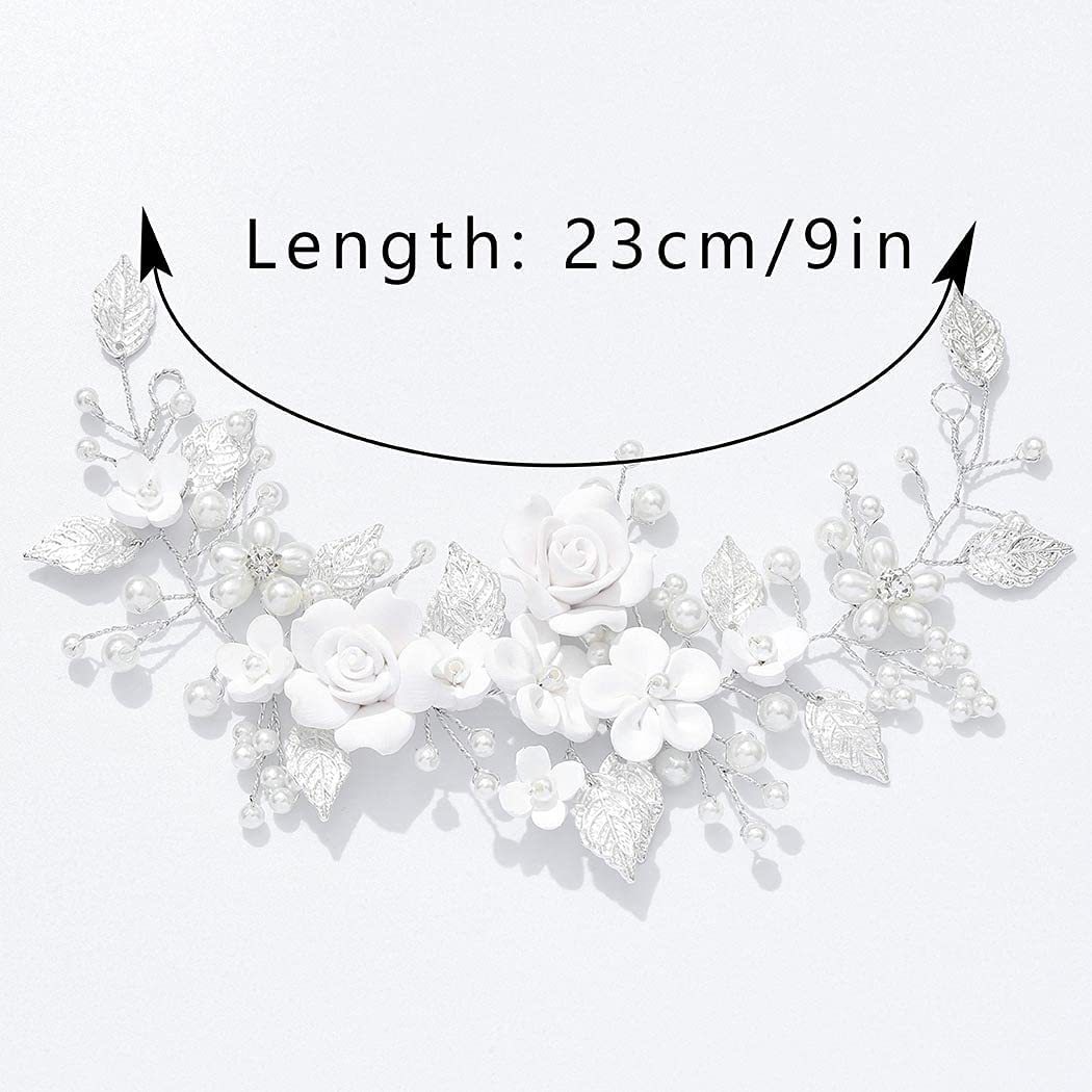 Ladies' Wedding Flower Vine Pearl Hair Band
