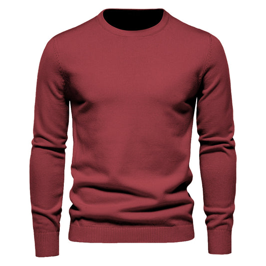 Thickened Sweater Men's Round Neck Slim Fit Men's Sweater Men's Knitwear Top
