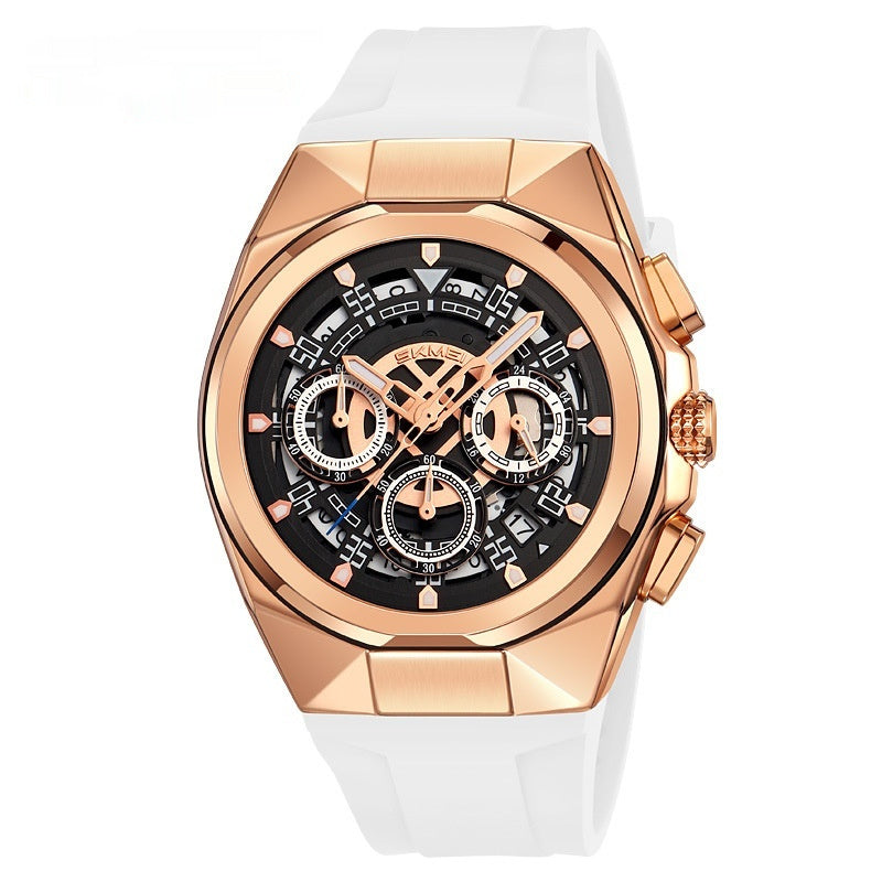 Hollow Sheet Plate Multifunctional Non-mechanical Watch
