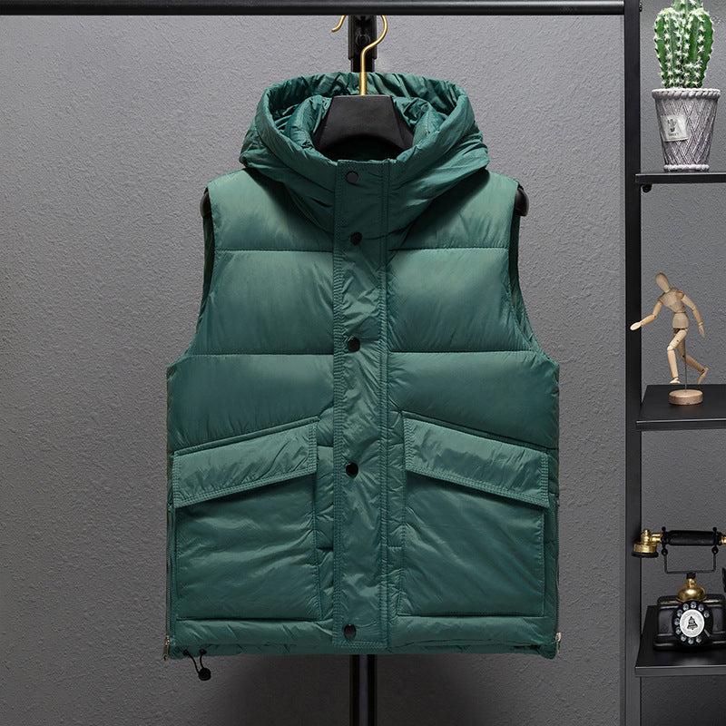 Down Cotton Vest Men's Waistcoat Jacket
