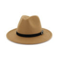 Women's Autumn And Winter Classic Jazz Hat Woolen Hat