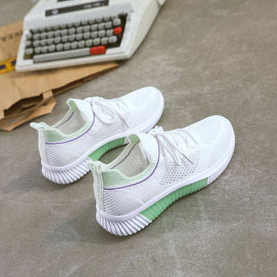 Fashionable Ladies Soft Sole Thin Breathable Sneakers