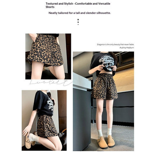 Women's Loose Summer Drapey Straight-Cut Cropped Pants