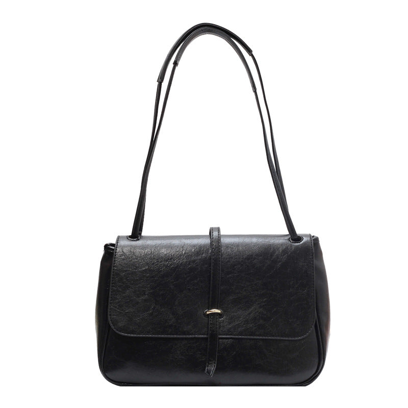 Women's New Retro Fashion Clamshell Shoulder Messenger Bag Casual Simplicity