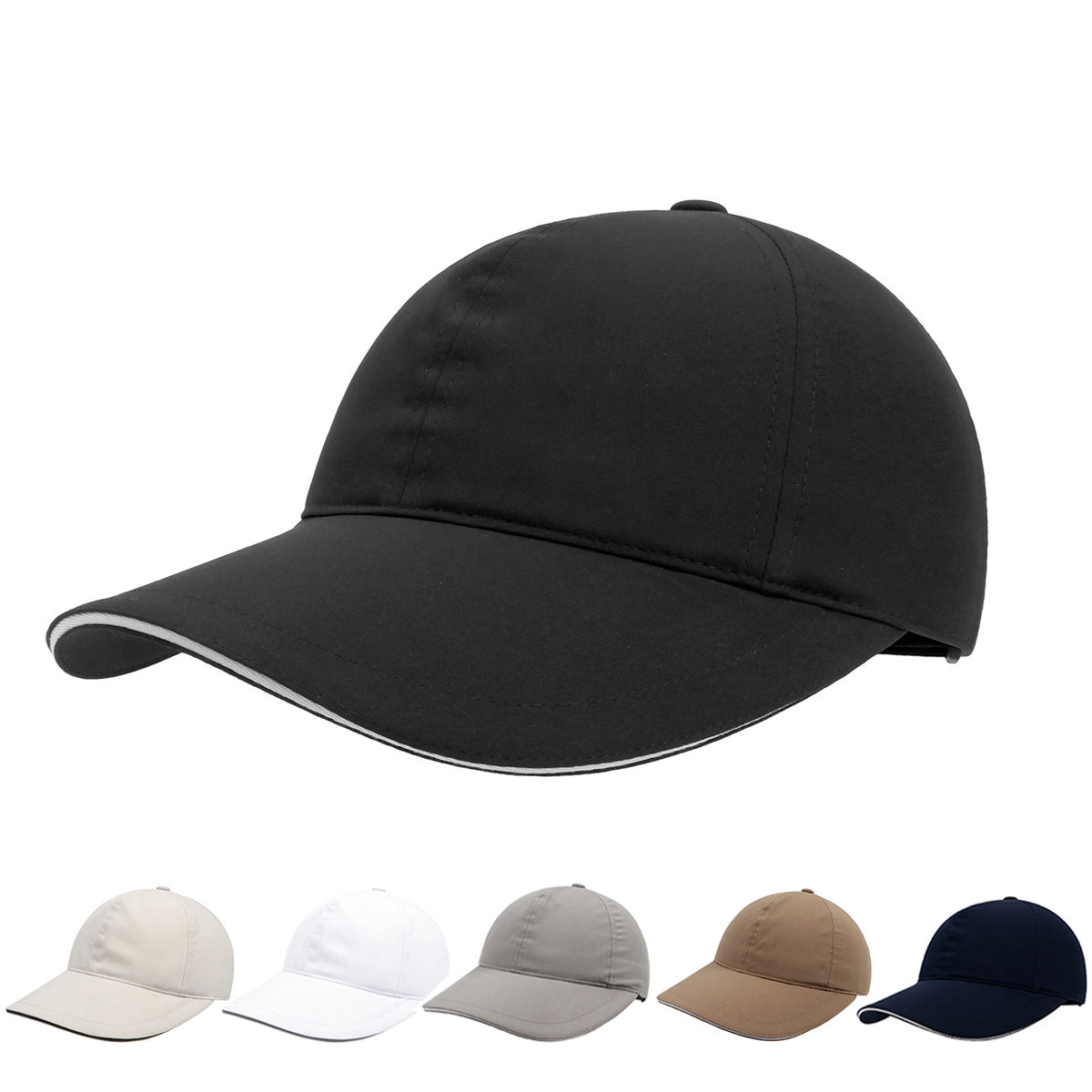 Children's Quick-drying Waterproof Sun Protection Hat Outdoor Running Sunshade Lengthened Brim
