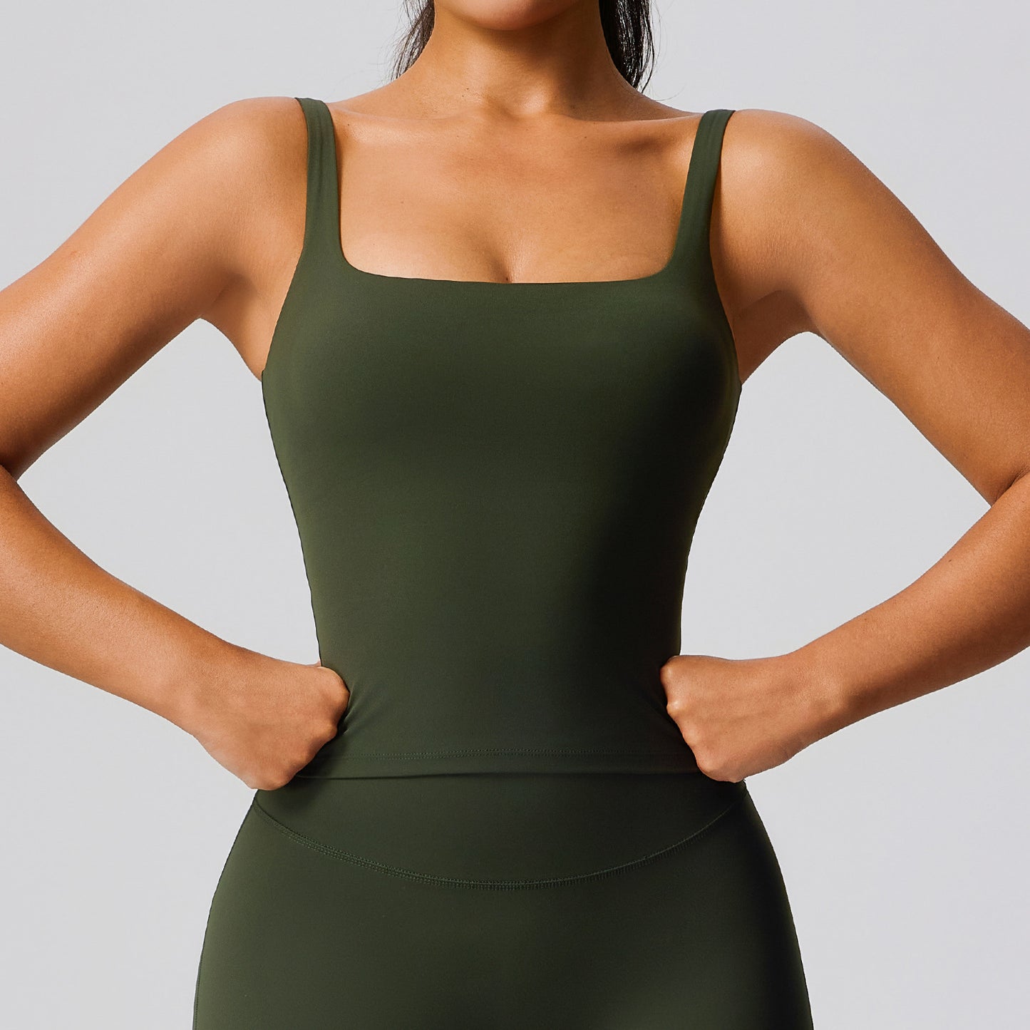 Womens Butt-Lifting Two-Piece Workout Outfit