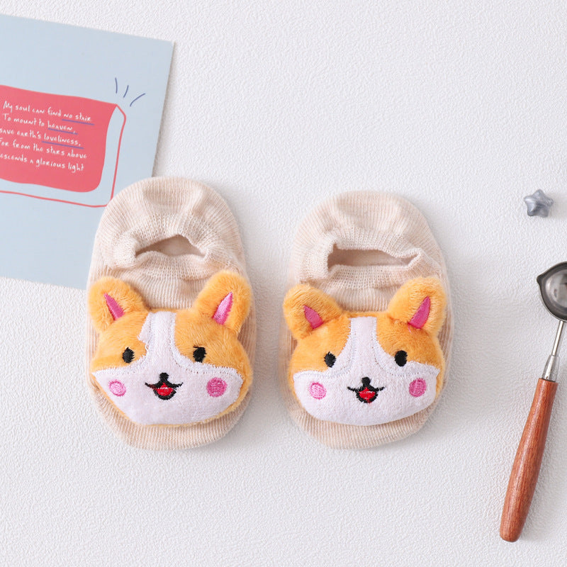 Summer Baby Early Education Doll Floor Socks Anti-Slip