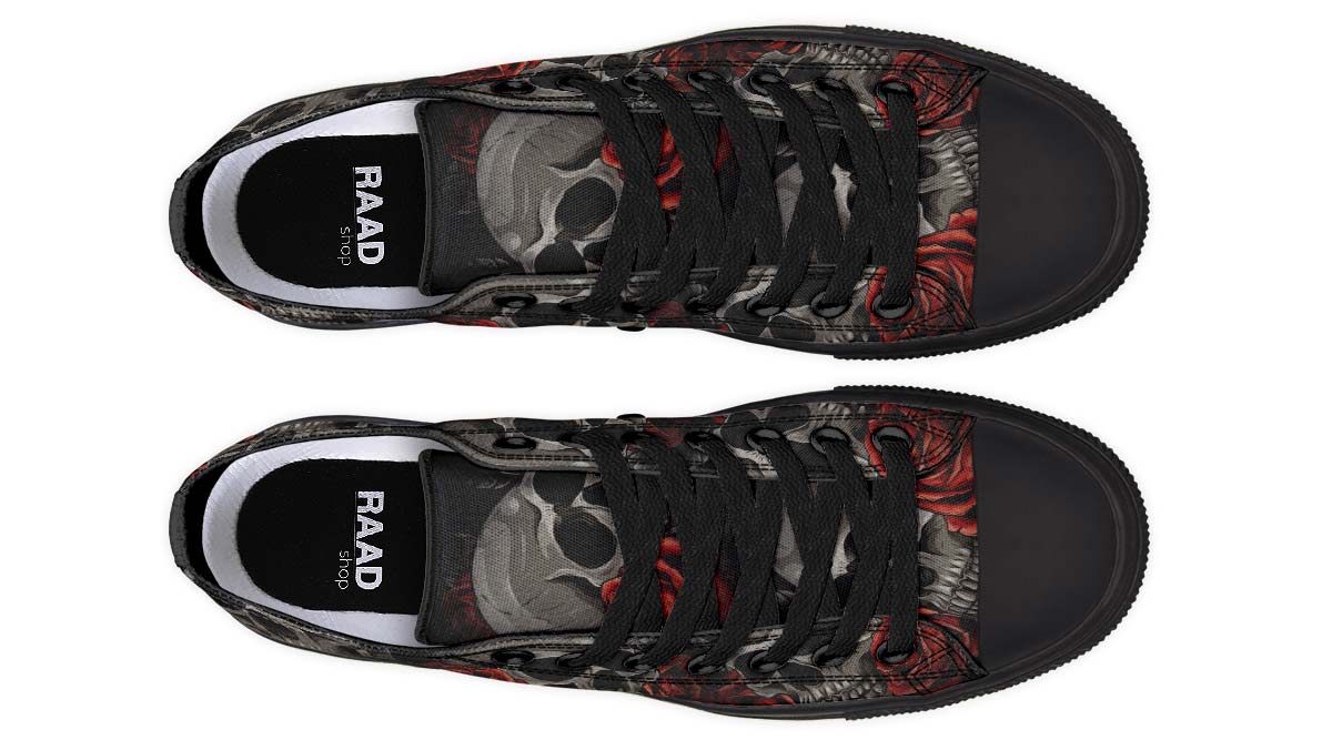 Fashion Print Couple Low-Top Canvas Shoes