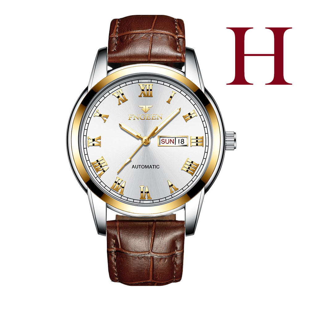 Stainless Steel Band Luminous Quartz Student Fashion Trend Men's Watch