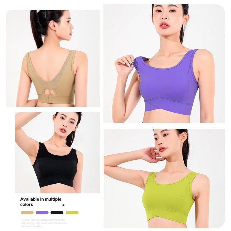 High-intensity Shockproof Running Fitness Bra Pilates Yoga Vest