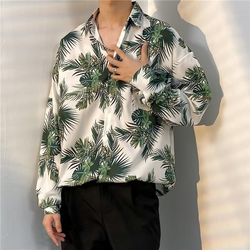 Boys Casual Long-sleeved Shirt Retro Coat