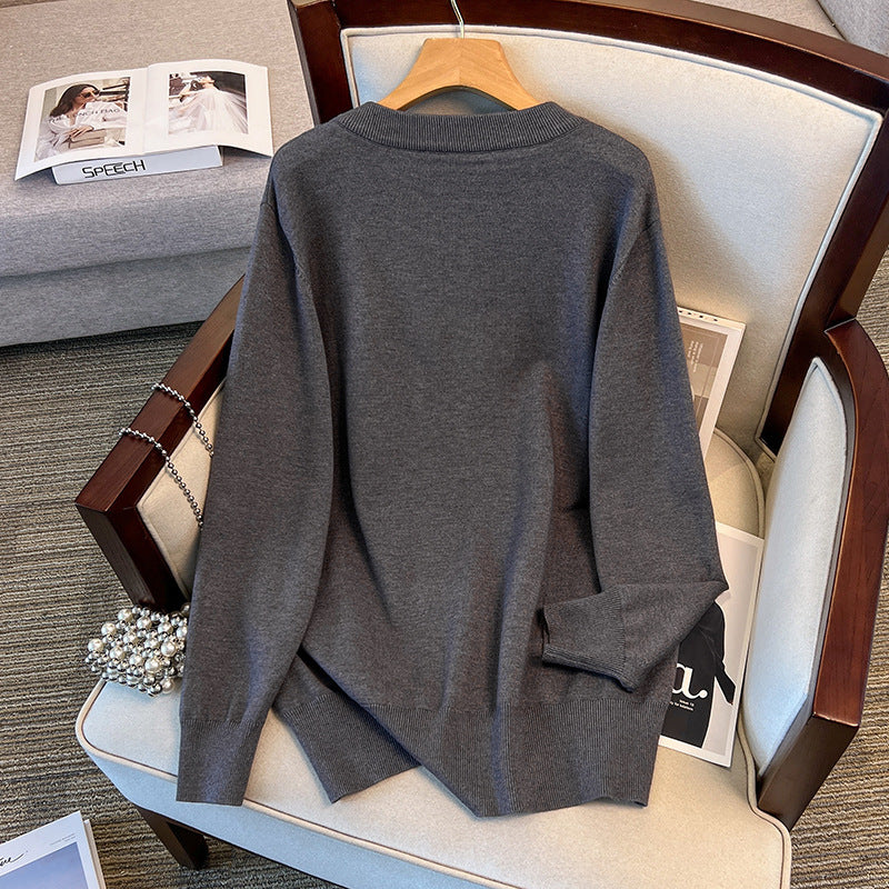 Women's Loose Cardigan Sweater Knitted Coat