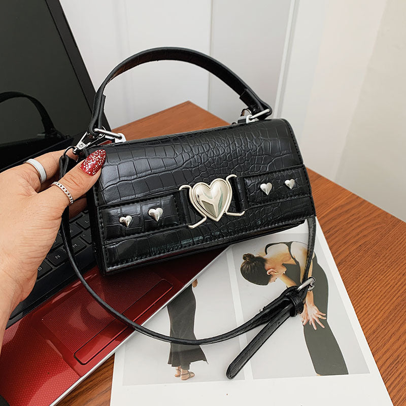 Crossbodytaske med perlekæde i udenlandsk stil og alsidigt design