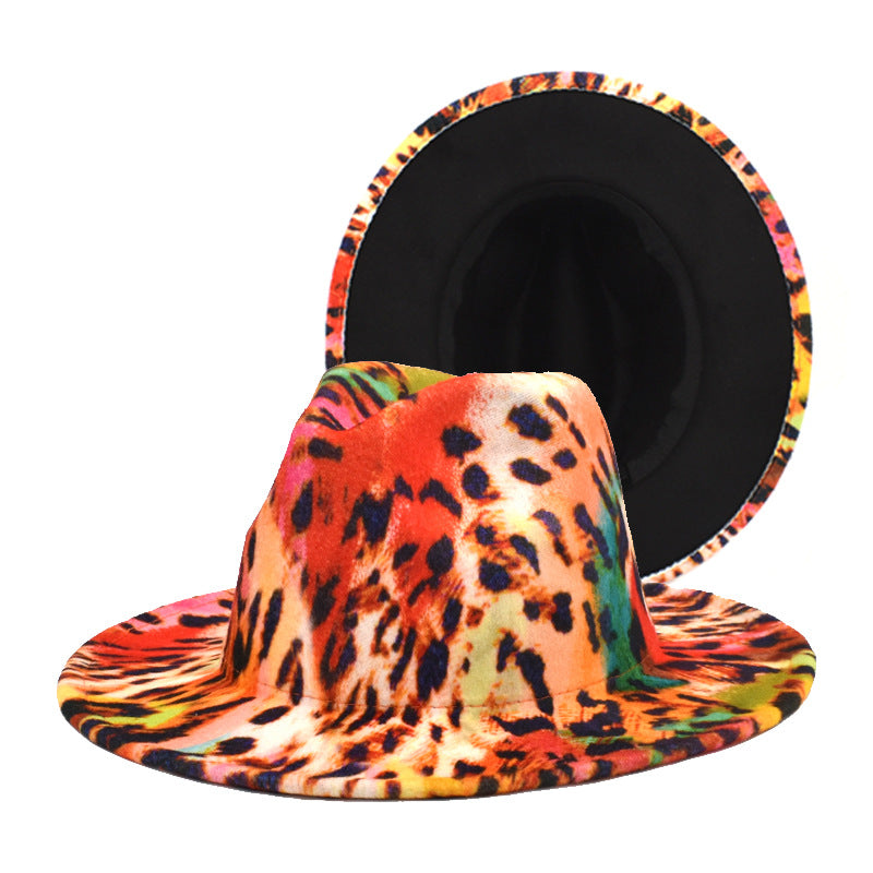 Outdoor Travel Women's Tiger Pattern Woolen Warm Hat