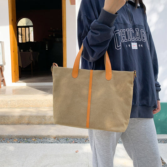 Handbag Single Shoulder Crossbody Large Capacity Tot Bag