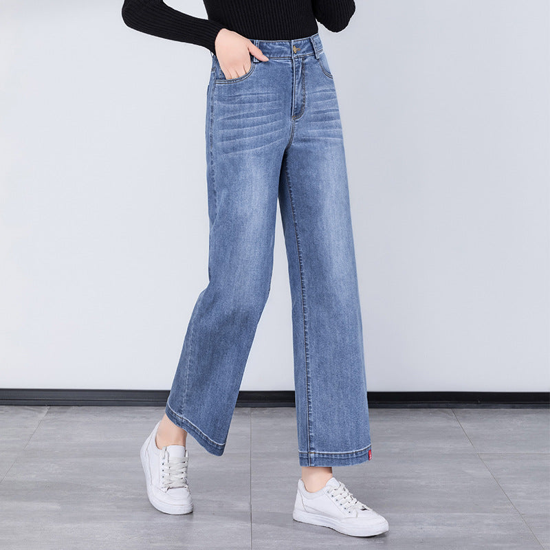 Women's Pants Korean-style High Waist Slimming Cropped Pants