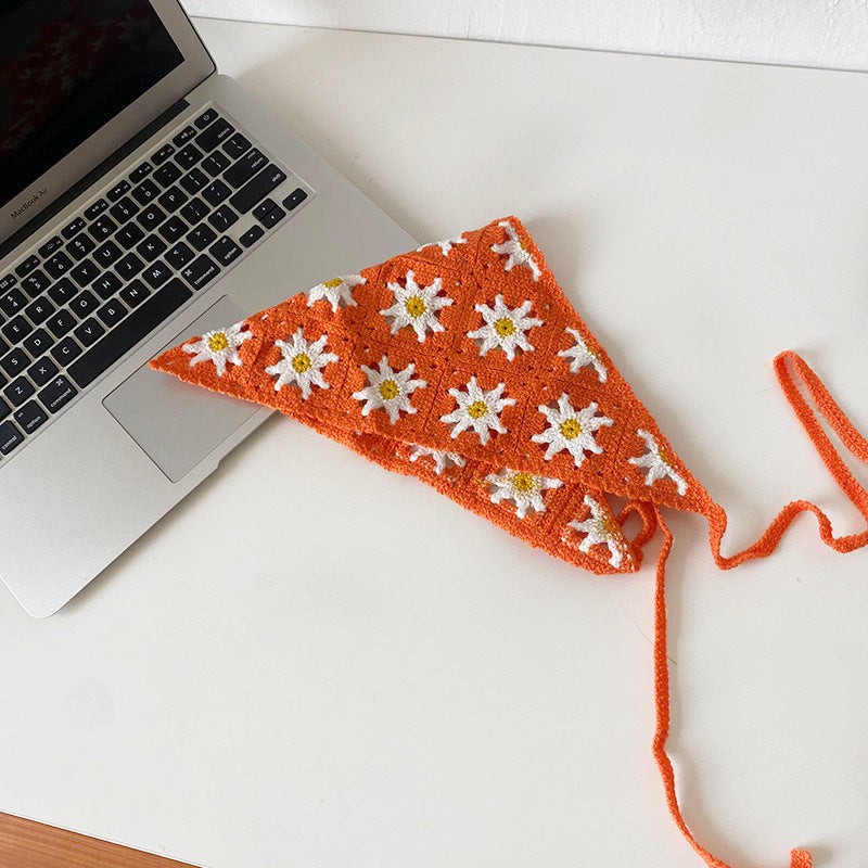 Little Daisy Flower Thread Cut Out Travel Art Headband