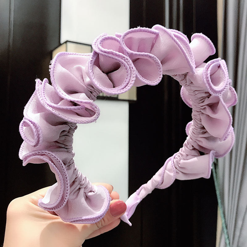 Women's Candy Color Fabric Pressed Hair Band