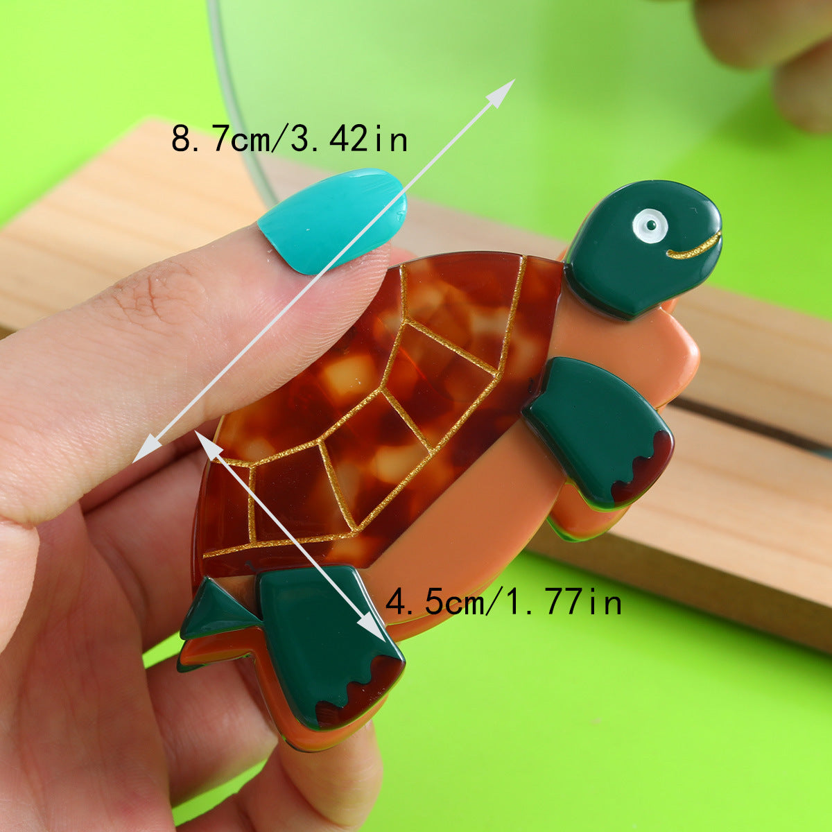 Car Turtle Dinosaur Sausage Dog Barrettes Female