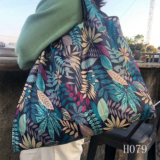 Fashion Oxford Cloth Reusable Folding Bag