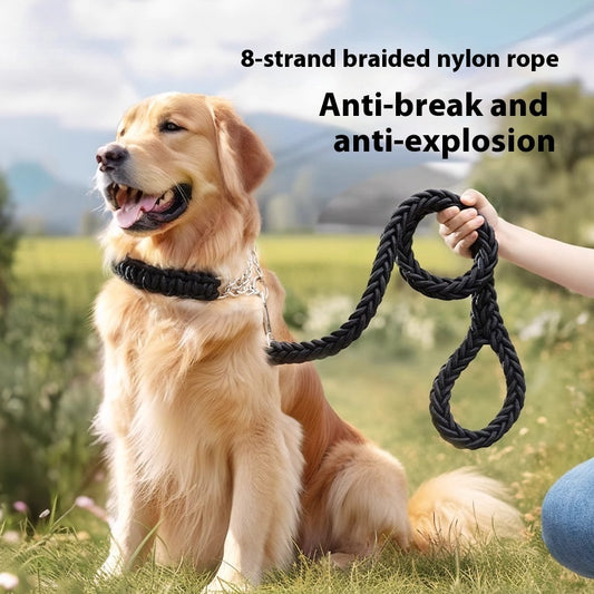 Medium And Large Dog Rope Collar P Chain