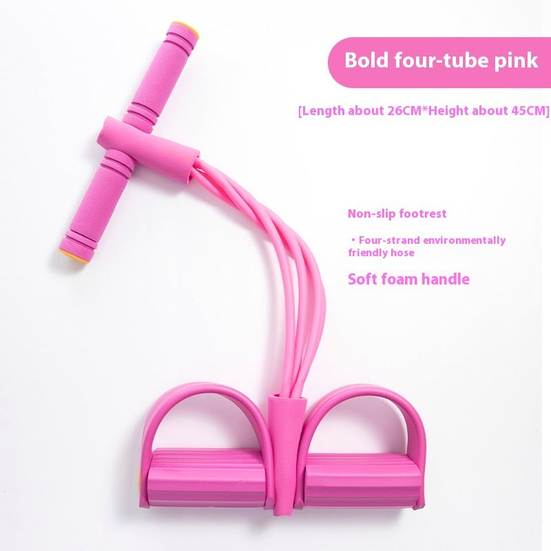 Four-tube Six-tube Pedal Chest Expander Open Shoulder Beauty Back