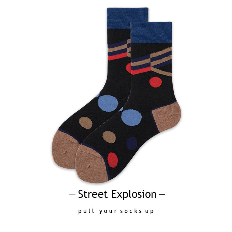 Cartoon Jacquard Sports Skate Socks