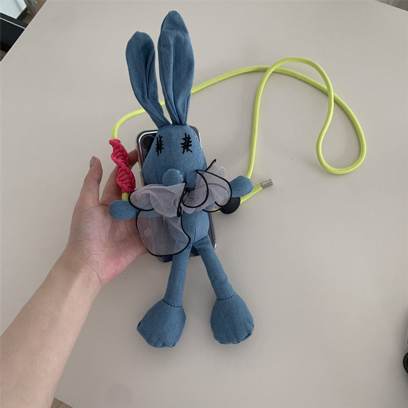 Dopamine Girl Phone Holder Crossbody Bunny Bag