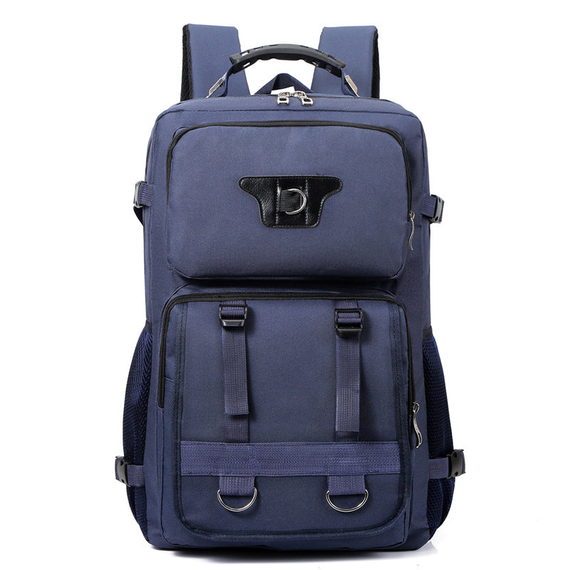 Men's Multi-functional Canvas Backpack With Large Capacity