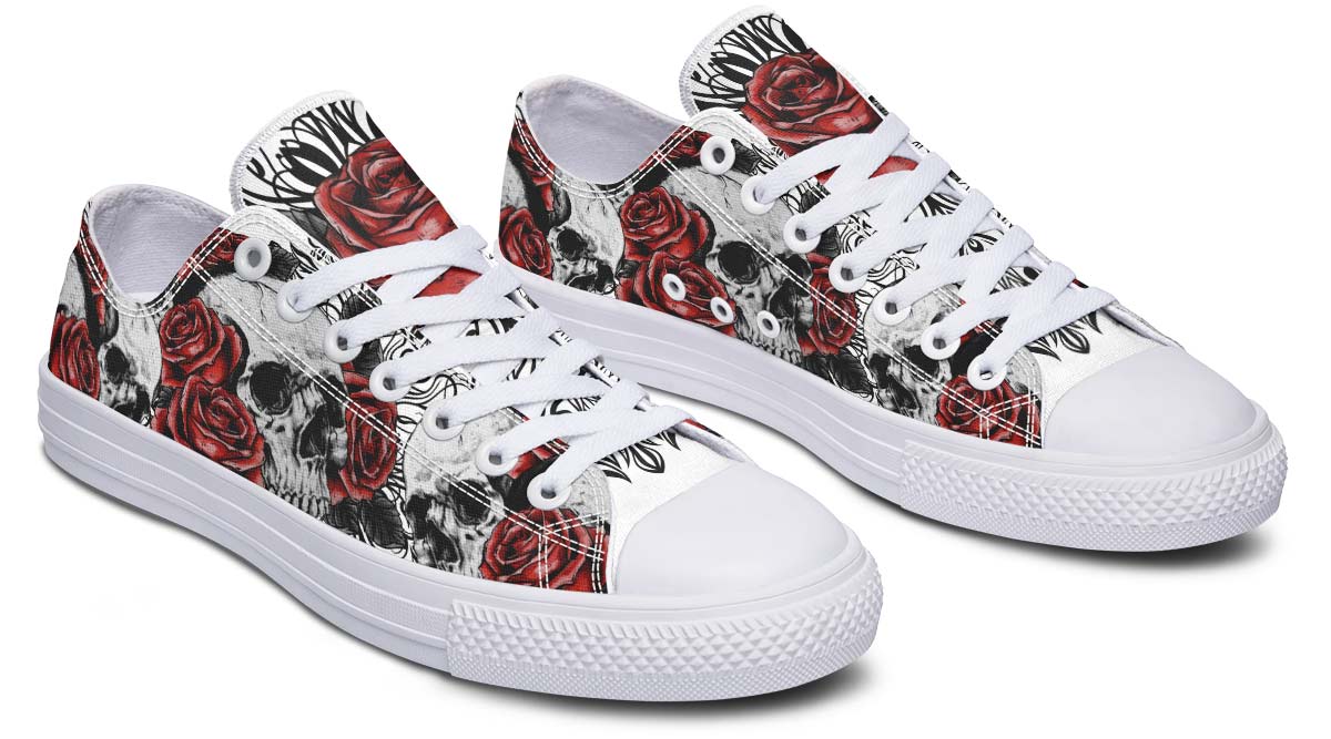 Fashion Print Couple Low-Top Canvas Shoes