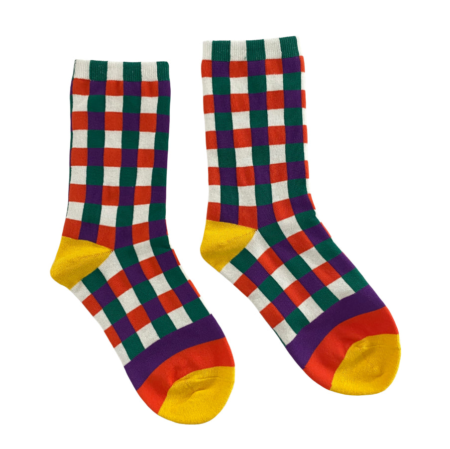 Rainbow Women Cute Mid-calf Length Socks