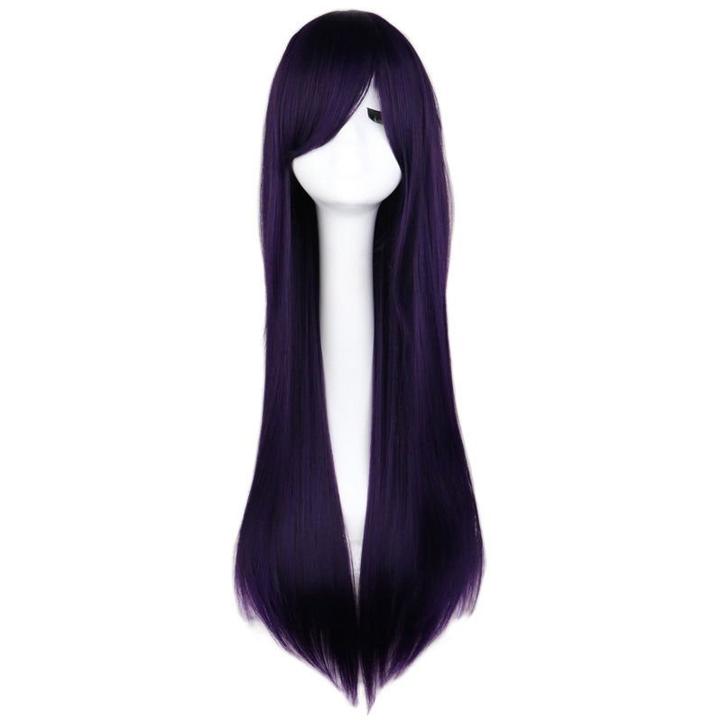 Long Straight Hair Wig Tape Mesh Matte Headgear