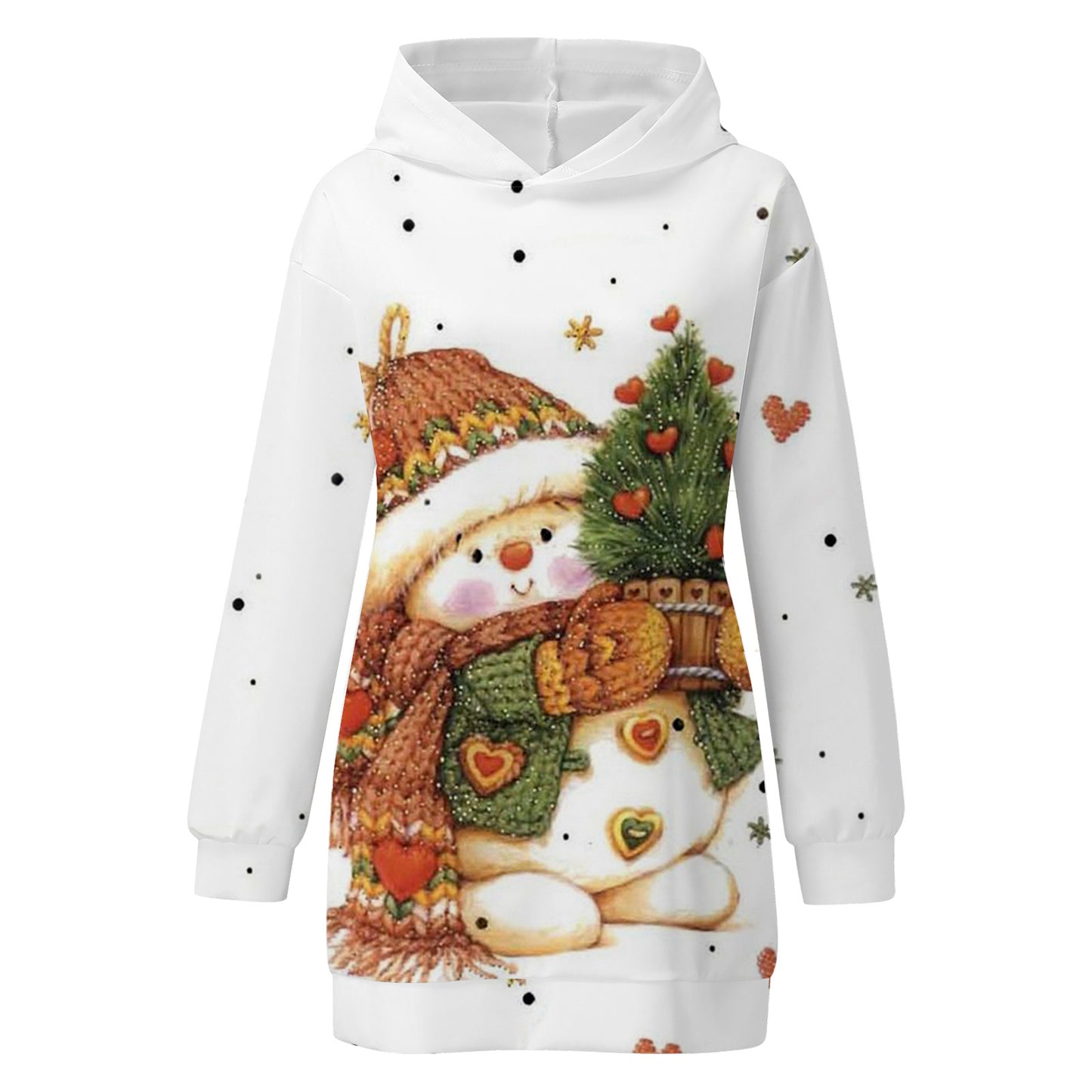 Christmas Print Hoodie Digital Printing