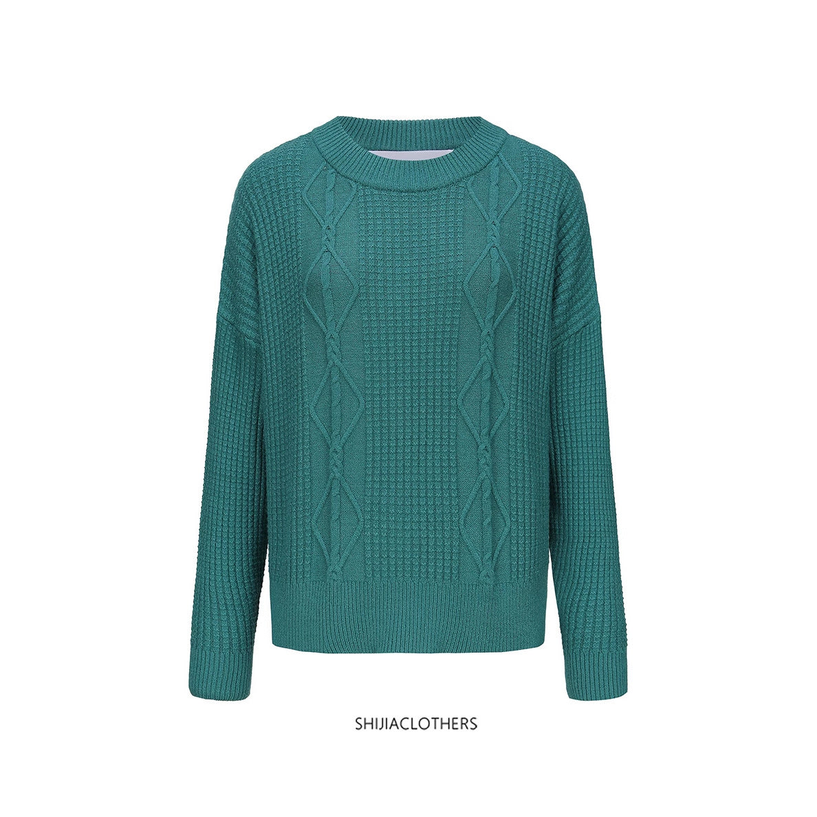 Long-sleeve Women's Top Simple Woolen