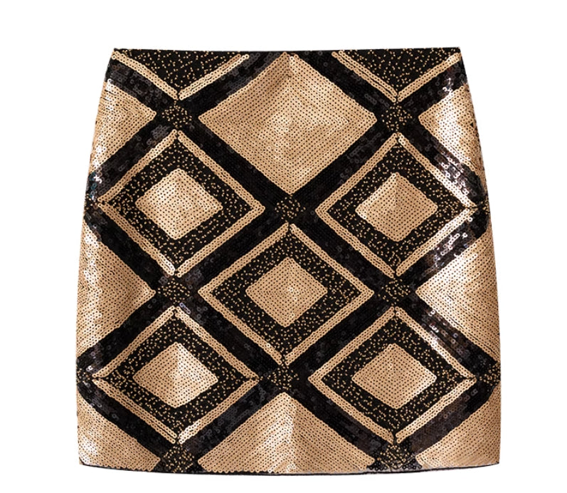 Slim-fit Plaid Skirt