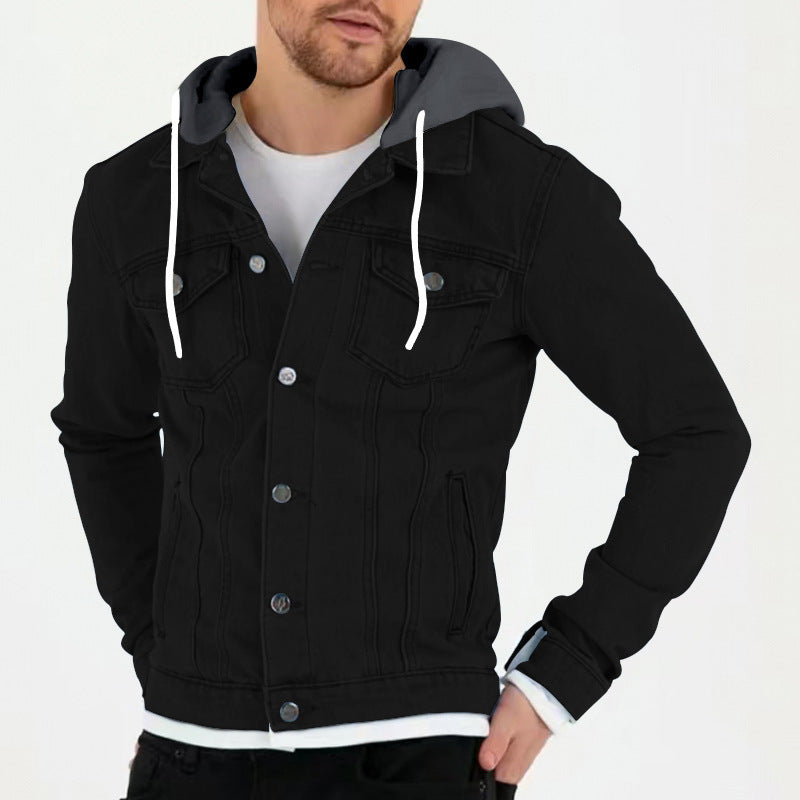 Windproof And Warm Hooded Casual Sports Jacket