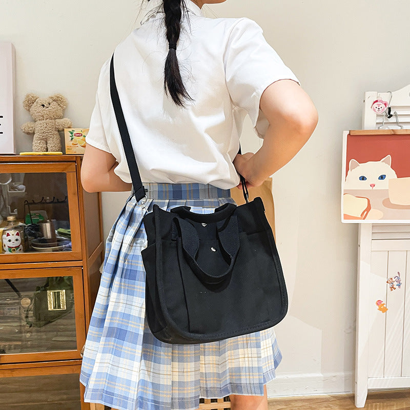 Retro Simple Large Capacity Canvas Messenger Bag