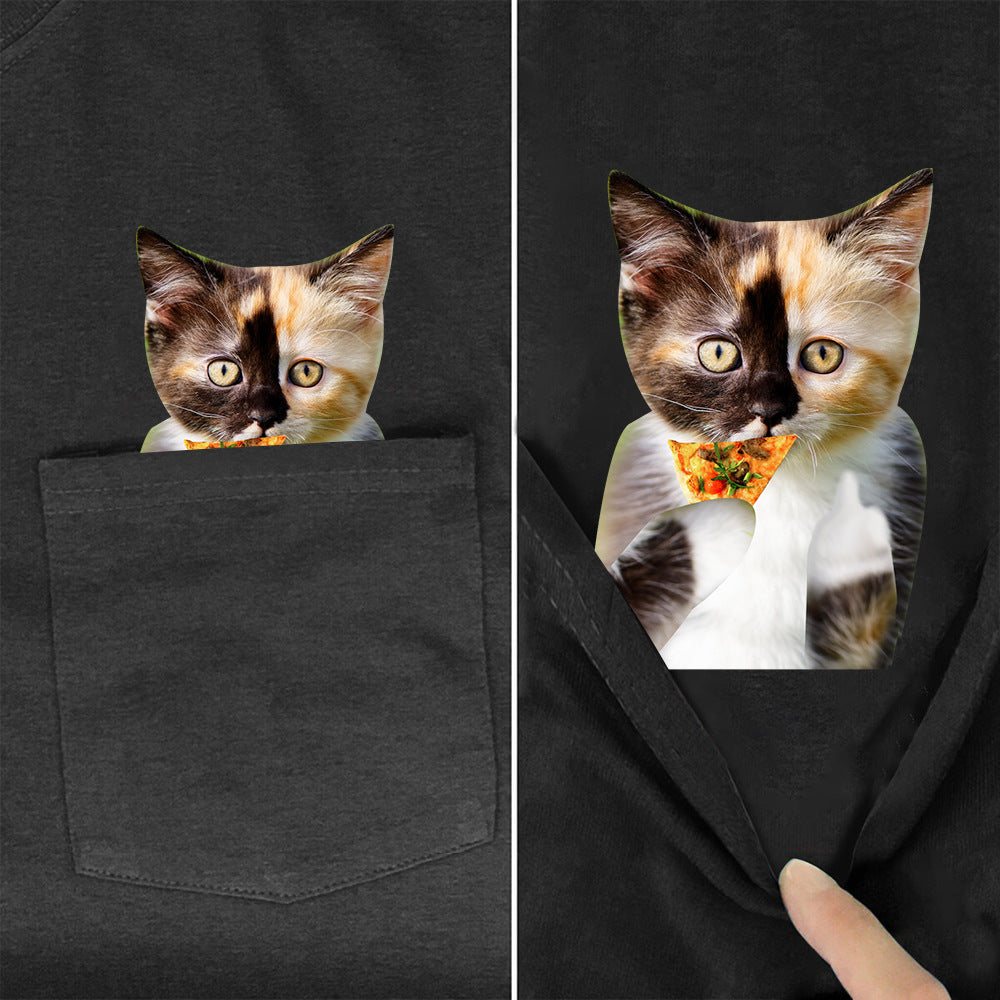 Animal Cotton T-shirt Short Sleeve Shirt