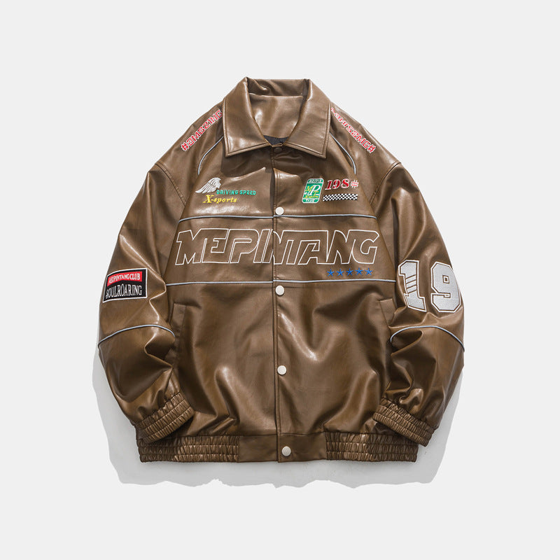 Men's Loose Casual Motorcycle Clothing Coat Top